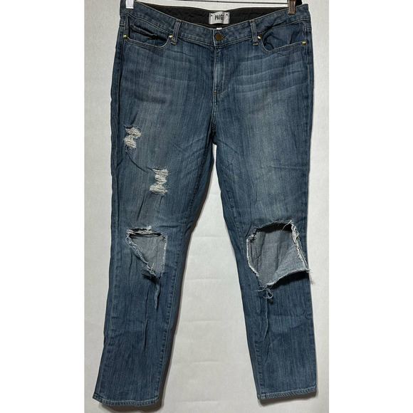 Paige Jimmy Jimmy Crop‎ jeans size 31 - Picture 1 of 4